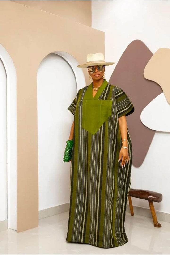 Wine Blend Aso Oke Boubou