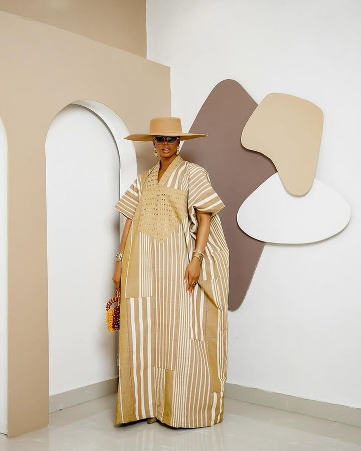 Wine Blend Aso Oke Boubou